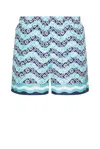 Casablanca Patterned Swimming Trunks In Monogram