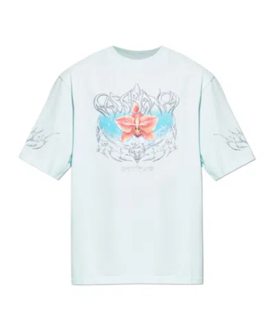 CASABLANCA PRINTED T-SHIRT