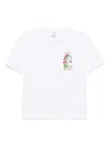 Casablanca La Days Printed T-shirt In Weiss
