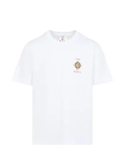 Casablanca Church Journey Short Sleeve Graphic T Shirt In White