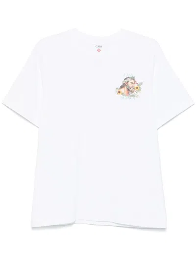 CASABLANCA PRINTED T-SHIRT