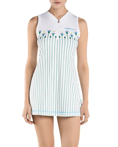 Casablanca Printed Tennis Dress In Multi