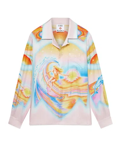 CASABLANCA CASABLANCA PSYCHEDELIC NIRVANA LONG-SLEEVED SHIRT