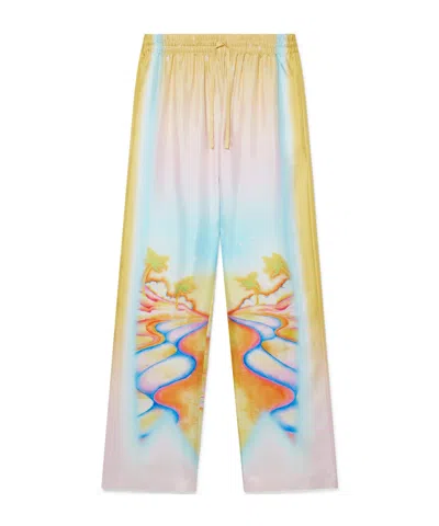 CASABLANCA CASABLANCA PSYCHEDELIC NIRVANA SATIN TROUSERS