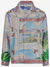 Casablanca Pure Silk Shirt With Graphic Print
