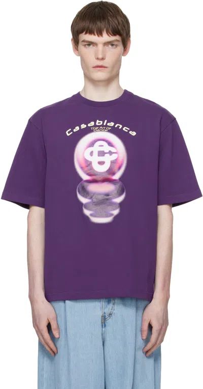 Casablanca The Art Of Dance T-shirt In Purple