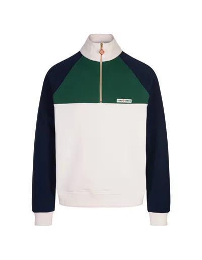 Casablanca Sweatshirt With Color-block Design In Multi