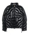 Casablanca Black Quilted Puffer Down Jacket In Black