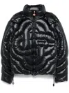 Casablanca Black Quilted Puffer Down Jacket In Black