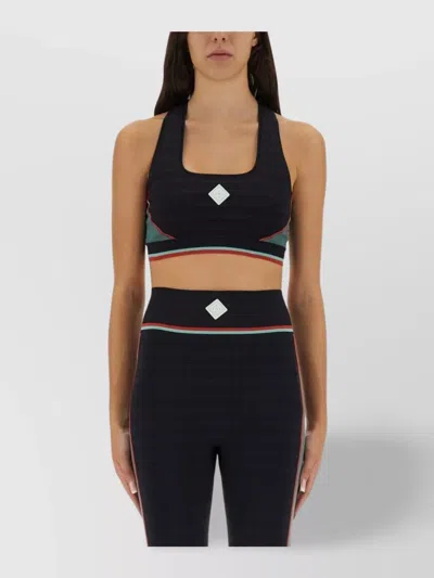 CASABLANCA RACERBACK STRETCH TOP ELASTICATED BAND