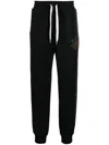 Casablanca Men's For The Peace Rainbow Crayon Temple Embroidered Sweatpant In Black