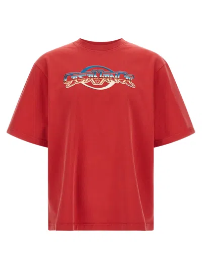 CASABLANCA RED CHROME T-SHIRT