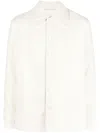 Casablanca Ribbed Buttoned Cardigan In White