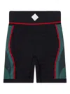 Casablanca Seamless Ribbed Stretch Shorts