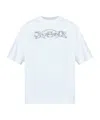 Casablanca Oversize Crew Neck T-shirt With Graphic Print In Multi