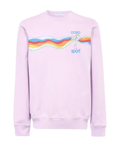 Casablanca Round-necked Sweater In Pink