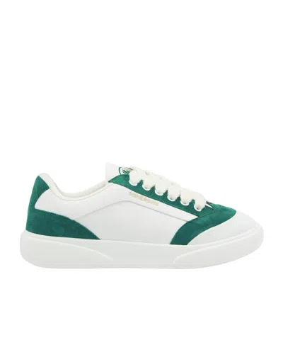Casablanca Del Mar Logo-print Suede-panel Sneakers In Multi