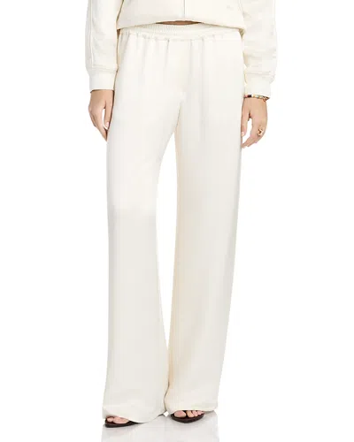 Casablanca Satin Trousers In White