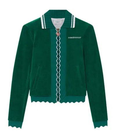CASABLANCA CASABLANCA SCALLOPED TRACK JACKET