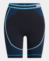 Casablanca Seamless Biker Shorts In Multi