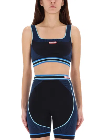 Casablanca Seamless Bralette In Blue