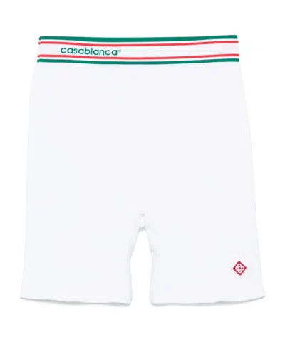 CASABLANCA CASABLANCA SEAMLESS LOGO PATCH SPORTS SHORTS