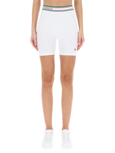 Casablanca Women Seamless Shorts In White