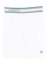 Casablanca Seamless Sports Shorts In White