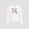 Casablanca Crewneck Sweater With Floral Embroidery In Multi