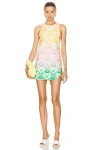 Casablanca Gradient Heart Monogram Shift Dress Heart Monogram - Gradient In Heart Monogram Gradient