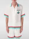 Casablanca Casa Way World Series Silk Shirt In White
