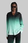Casablanca Gradient Geometric-pattern Shirt In Green