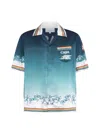 Casablanca La Deesse Du Stade Printed Silk-satin Shirt In La Desse Du Stade