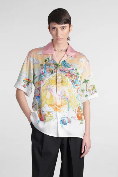 Casablanca Shirt In Multicolor Silk