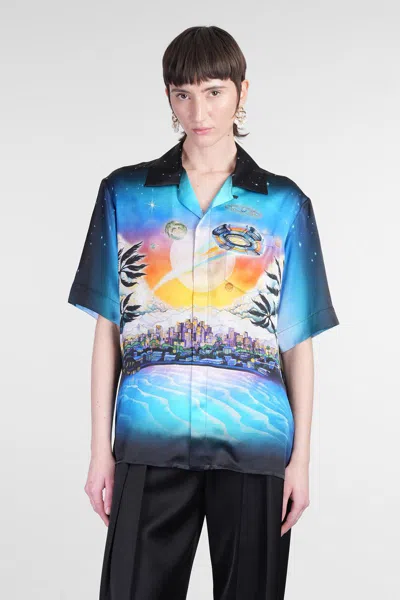 Casablanca Shirt In Multicolor Silk