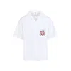 Casablanca Multicolour Cotton Shirt With Stylish Design In White