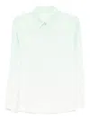 Casablanca Gradient Monogram Long Sleeve Shirt In Black