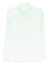 Casablanca Gradient Monogram Long Sleeve Shirt In Multi
