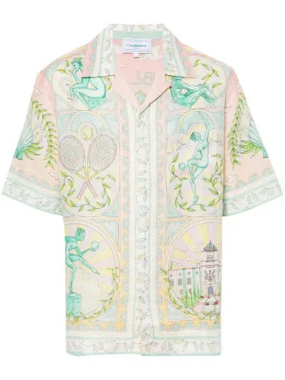 CASABLANCA SHIRT WITH PRINT