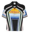 Casablanca Short Sleeve Cuban Collar Shirt In Black