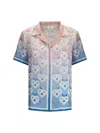 Casablanca Monogrammed Shirt In Blue