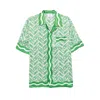 Casablanca Short-sleeved Shirt In Green