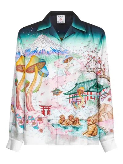 CASABLANCA CASABLANCA 'FLOWERS' SHIRT