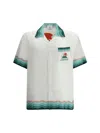 Casablanca Casa Way World Series Silk Shirt In White