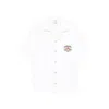 Casablanca C.p.company Black Elastane Trousers In White