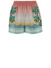 Casablanca Short Pants With Silk Graphic Print