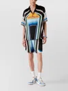 Casablanca Short Sleeve Cuban Collar Shirt In Multi