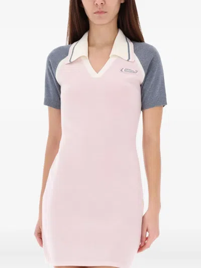 CASABLANCA SHORT-SLEEVE POLO DRESS