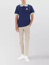 Casablanca Polo With Logo In Blue