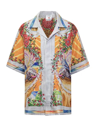 Casablanca Short Sleeve Shirt In Multicolor